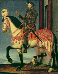 Reiterporträt von Franz I. von Frankreich